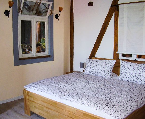 Wohnung „Wiesenblick“– Schlafzimmer  